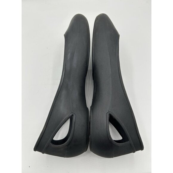Crocs At Work Women’s Iconic Comfort Flats Slip On Black Size 11 - Picture 4 of 10